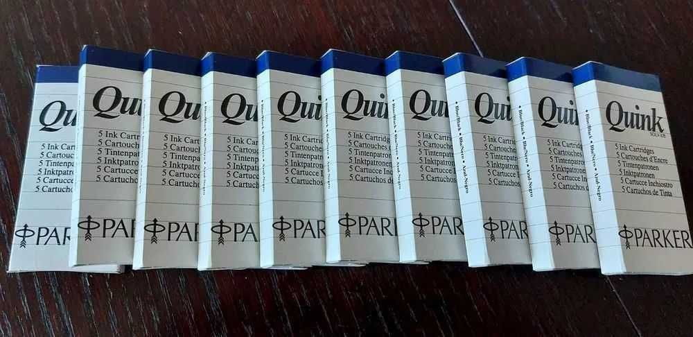 OKAZJA!! Niebieskie naboje do piór Parkera