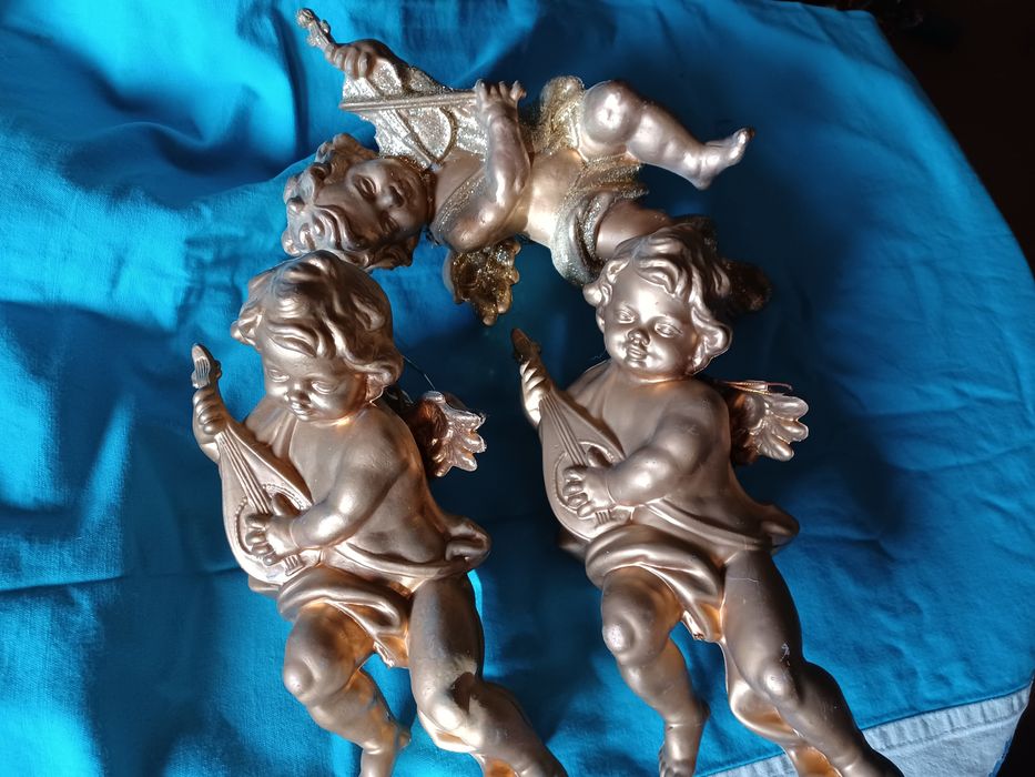 Conjunto Anjos decorativos de pendurar