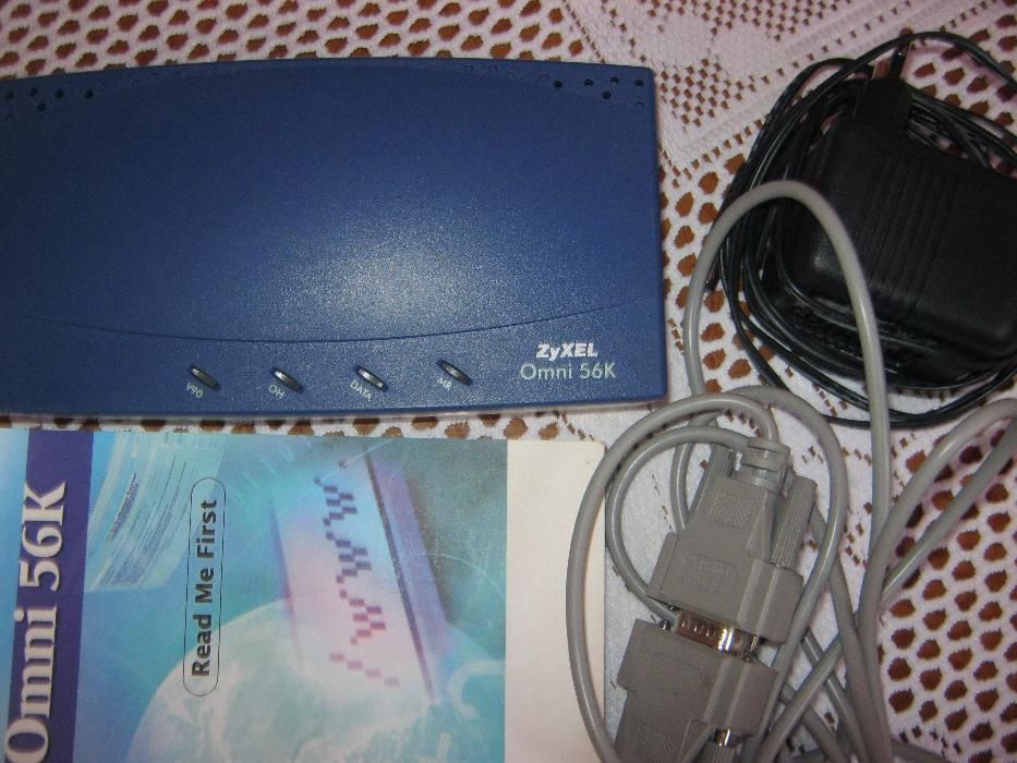 Продам модем zyxel omni 56k