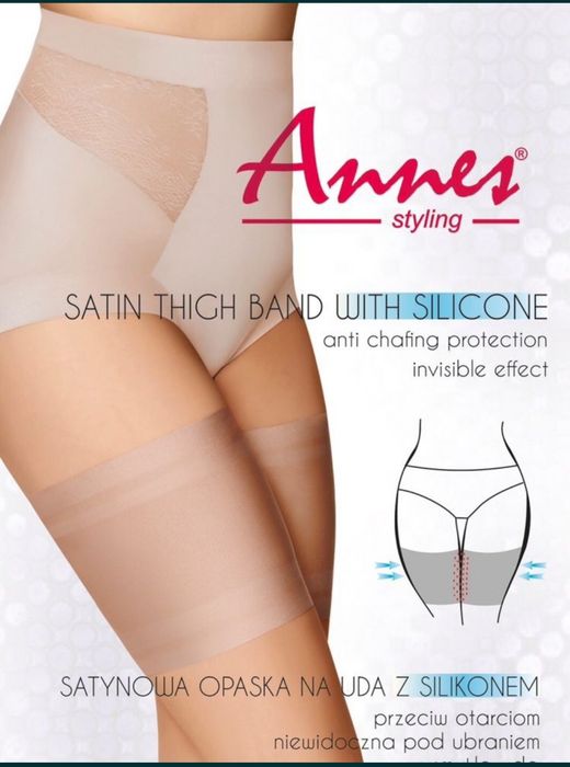 Бандалетки Annes "Satin Thigh" розмір XL