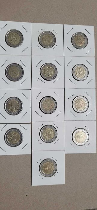 Moedas Comemorativas Euro - Áustria, Bélgica, França, Portugal