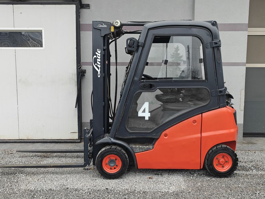 Wózek widłowy Linde H14 Lpg 1.4T Triplex 4.6m Ogrzewana Kabina