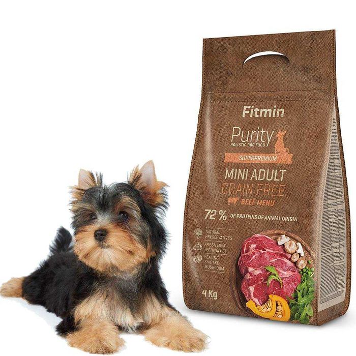 Fitmin Karma Purity Adult Mini Beef wołowina 4 kg