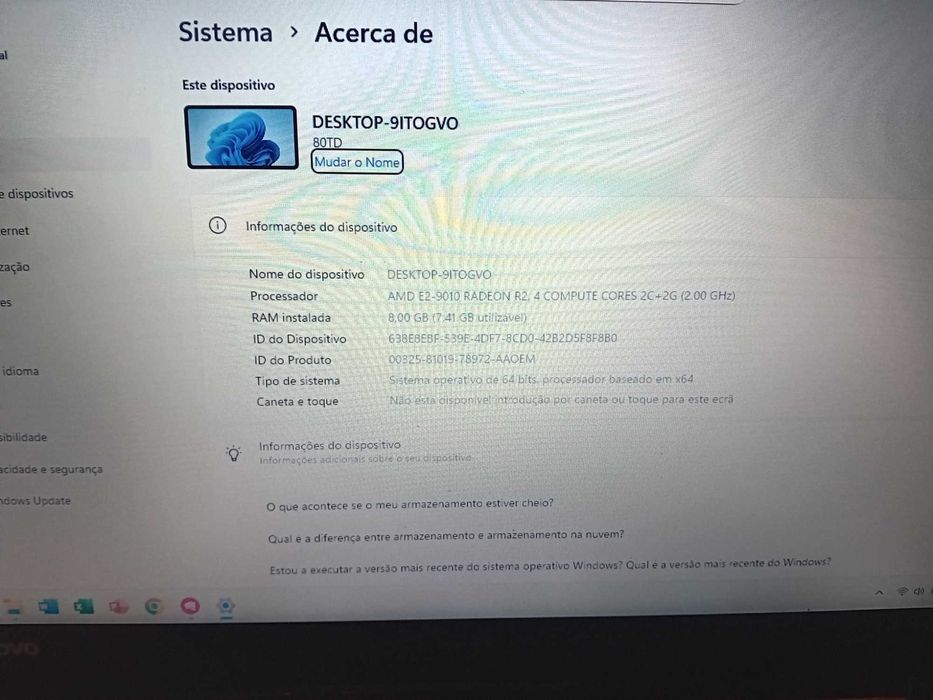 Vendo Portatil lenovo