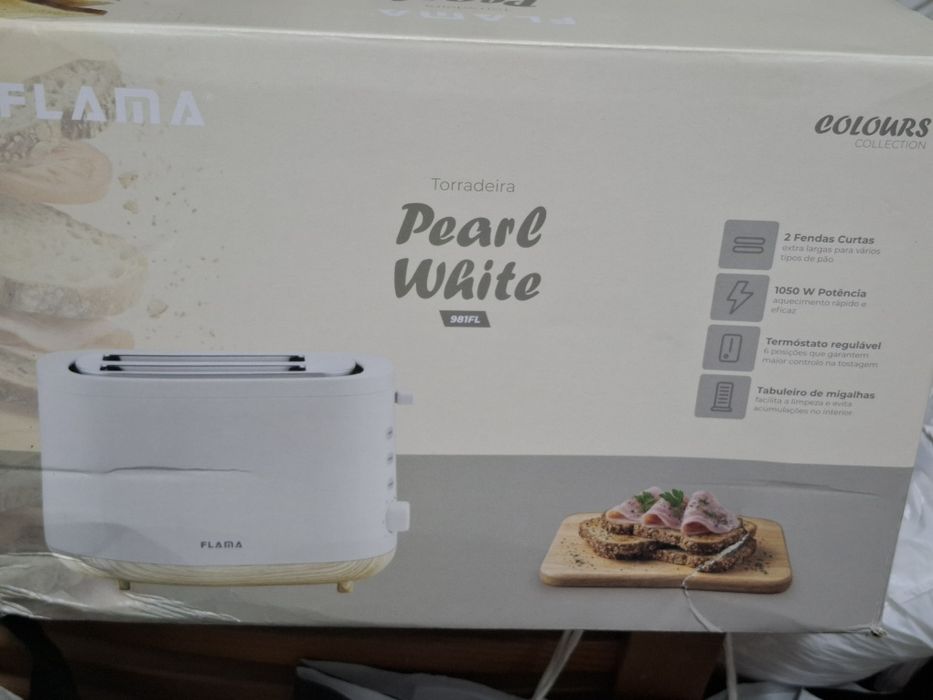 Torradeira Flama Pearl White