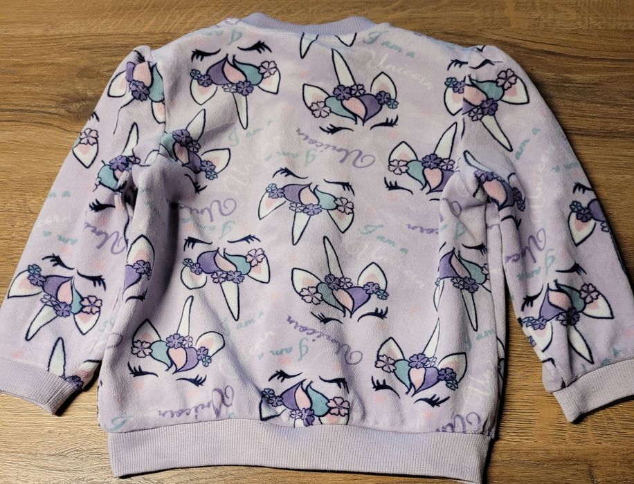 Welurowa bluza little kids 104