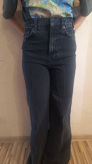 Hit podnie jeansowe Zara wysoki stan roz 32  xxs na wysoką osobę 
Klasy