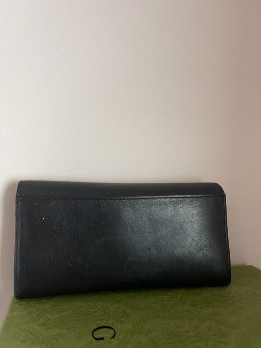 Skórzany portfel Chloe flap leather wallet