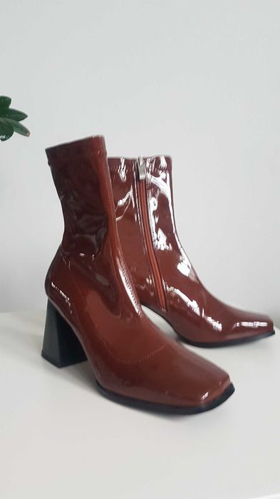 Raid buty botki kozaki krótkie lakierowane 39 nowe
