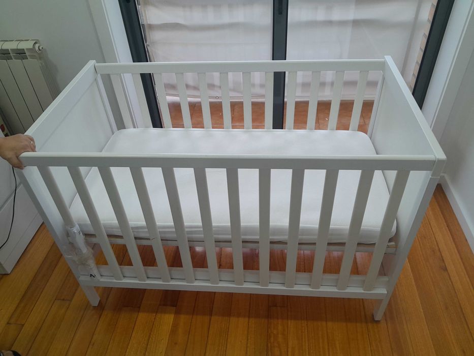 Cama de grades lacado