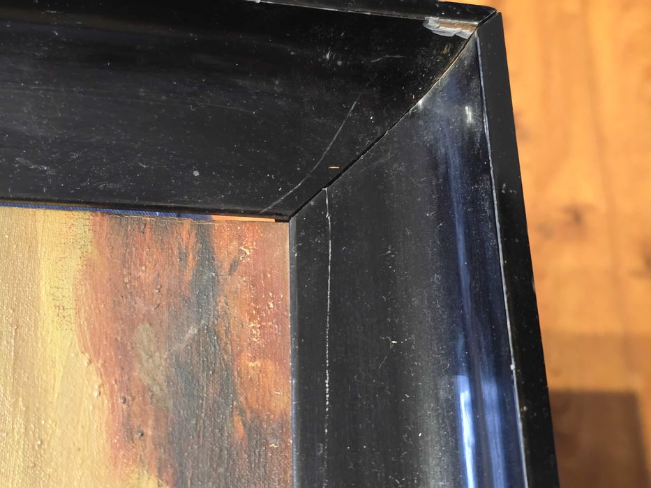 Obraz olejny w ramie o wymiarach 76x57 cm