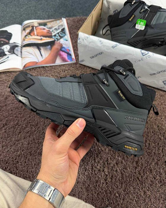Зимові кросівки Nike P-6000 високі з хутром до -20 вологостійкі чоловічі (41-46)