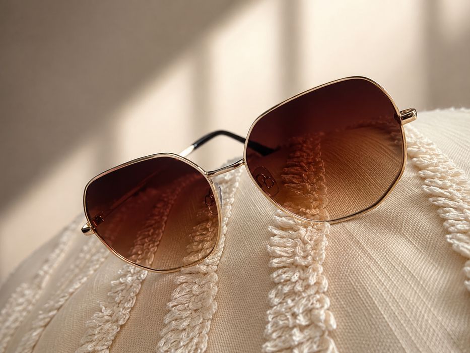 Okulary przeciwsłoneczne uv400 boho vintage jak nowr