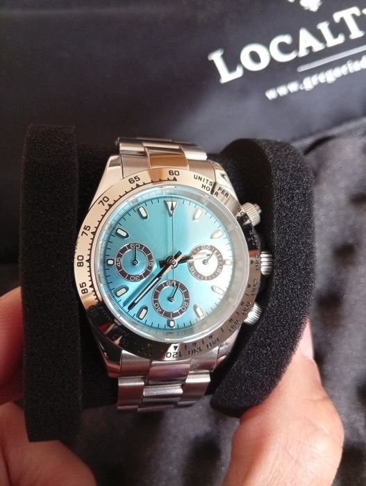 Cronógrafo Daytona VK Quartz azul