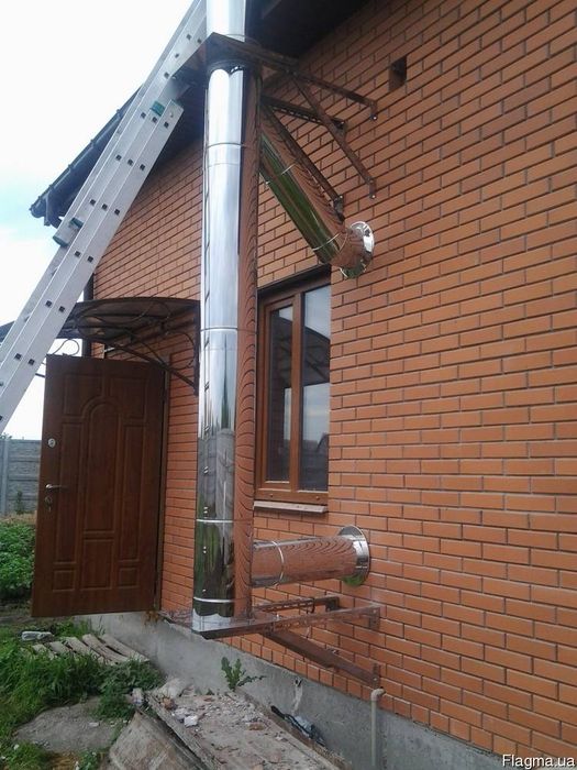 Димоходи труби утеплені сендвіч нержавіюча сталь