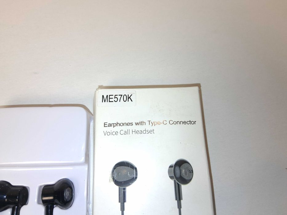 N020 Słuchawki Douszne ME570K USB Typ C Z Mikrofonem Pilot NoweHeadset