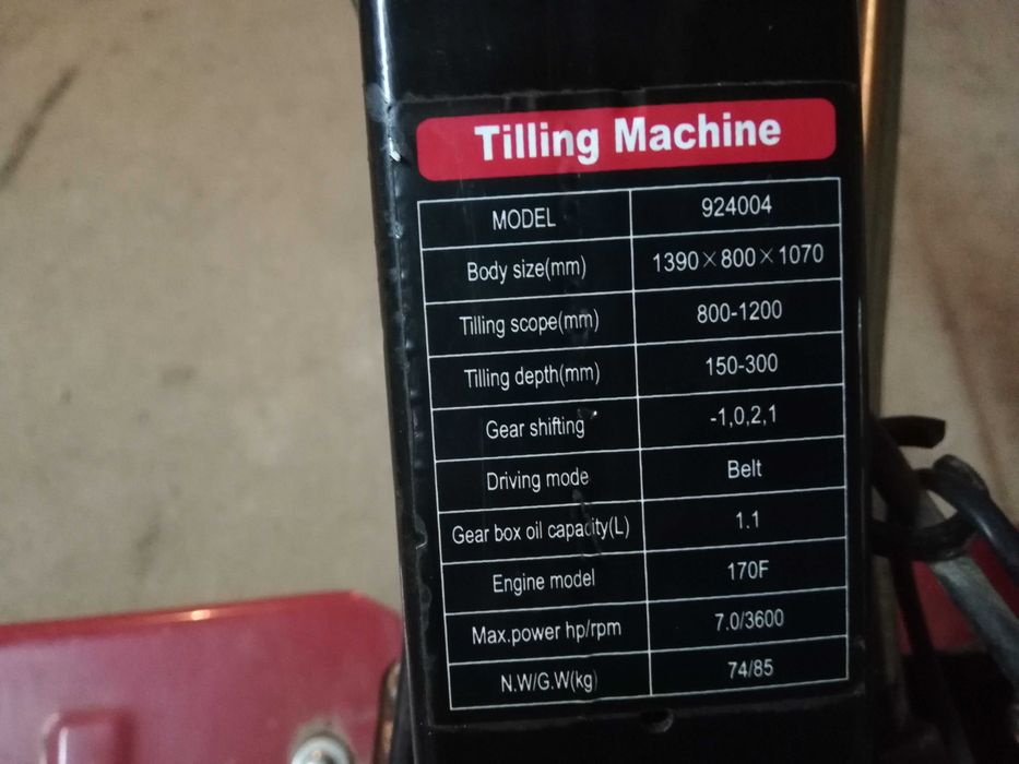 Motocultivador usado