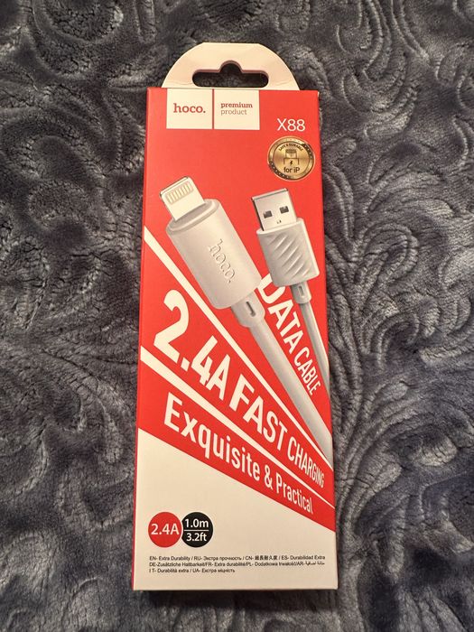 Кабель USB Hoco X88 Lightning (IPhone)