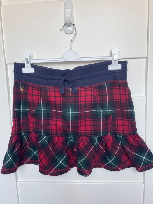 Ralph Lauren piękna kraciasta spódnica XL 16 lat