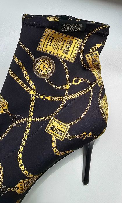 VERSACE orginalne botki roz 41