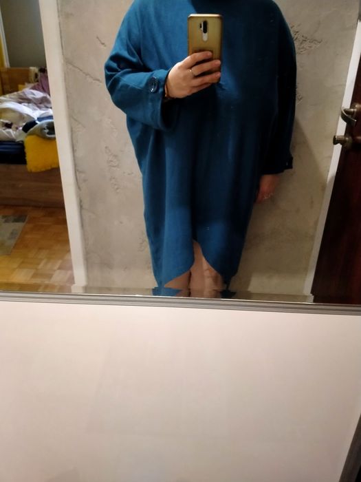 Sweter typu nietoperz/tunika