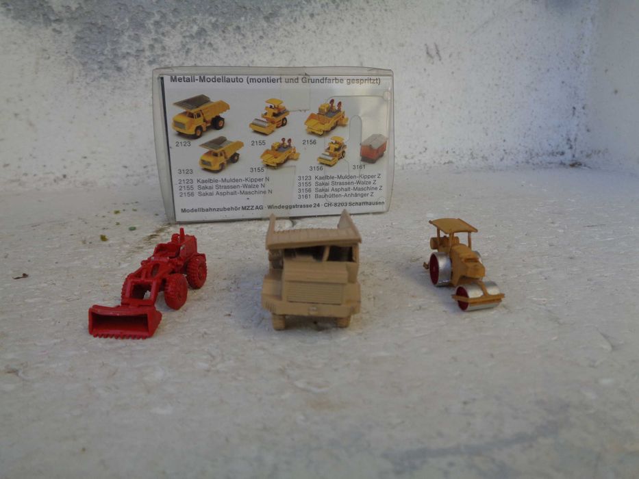 1:160 Lote 3 veiculos de Obras ver fotos pista comboio