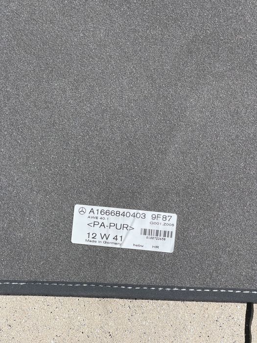 Dywaniki OEM  Mercedes Benz GL GLS (X166), ML GLE (W166)  GLE Coupe (C292) - Stan Jak Nowe