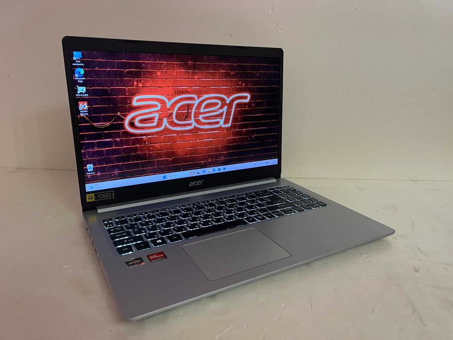 Игровой СВЕЖАК!! ACER A515 /RYZEN 5" 5500 на 12" ЯДЕР/ 16 RAM/ Видео GDDR5/ ИДЕАЛ!