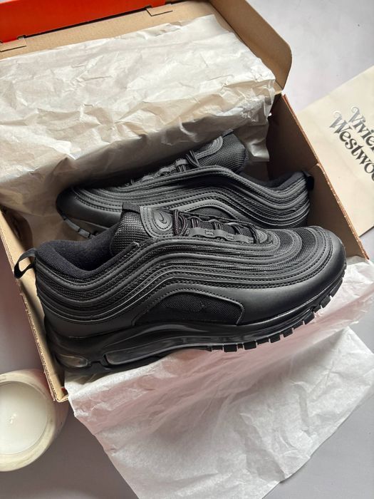 Кросівки Nike Air Max 97 Black premium | Кроссовки Найк чоловічі жіночі
