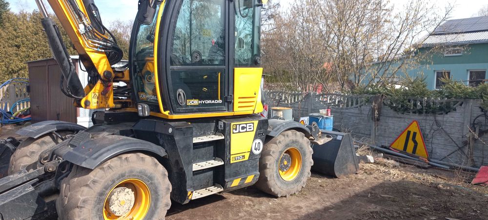 Jcb hydradig z głowicą engocon