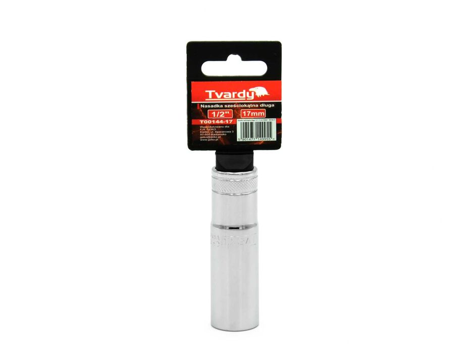 Nasadka 6kątna 1/2" 17 mm długa Tvardy nasadka 17mm nasadka długa 17mm