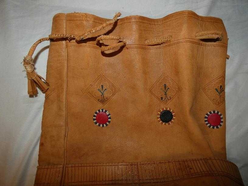 worek skórzany RETRO NATIVE