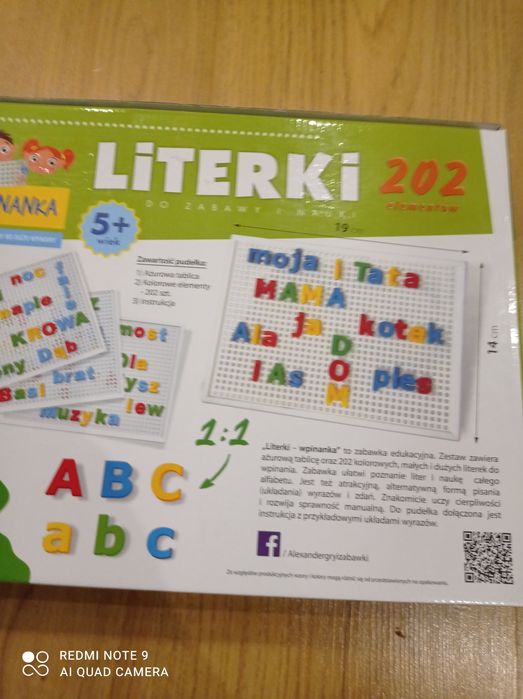 Literki i interaktywny quiz