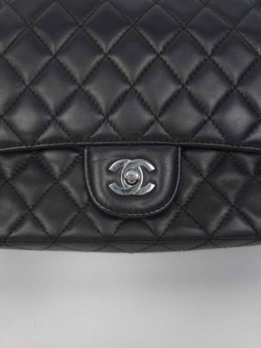 Chanel pikowana torebka czarna