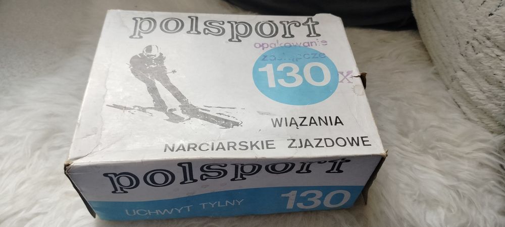 Nowe kolekcjonerskie wiązania zjazdowe uchwyt tylny Polsport 130