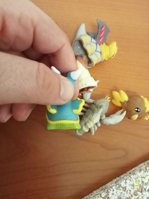 6 figuras Pokémon Bandai 2007 – originais