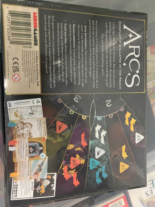 jogo de tabuleiro ARCS ***NOVO E SELADO***