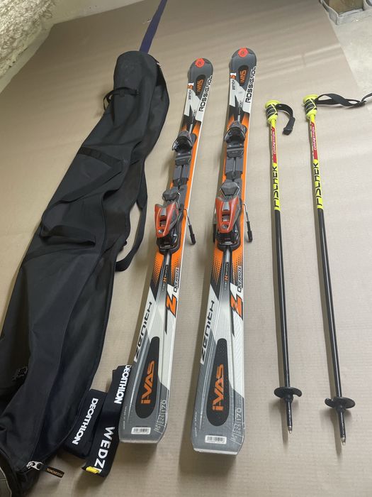 Narty Rossignol 170 z kijkami