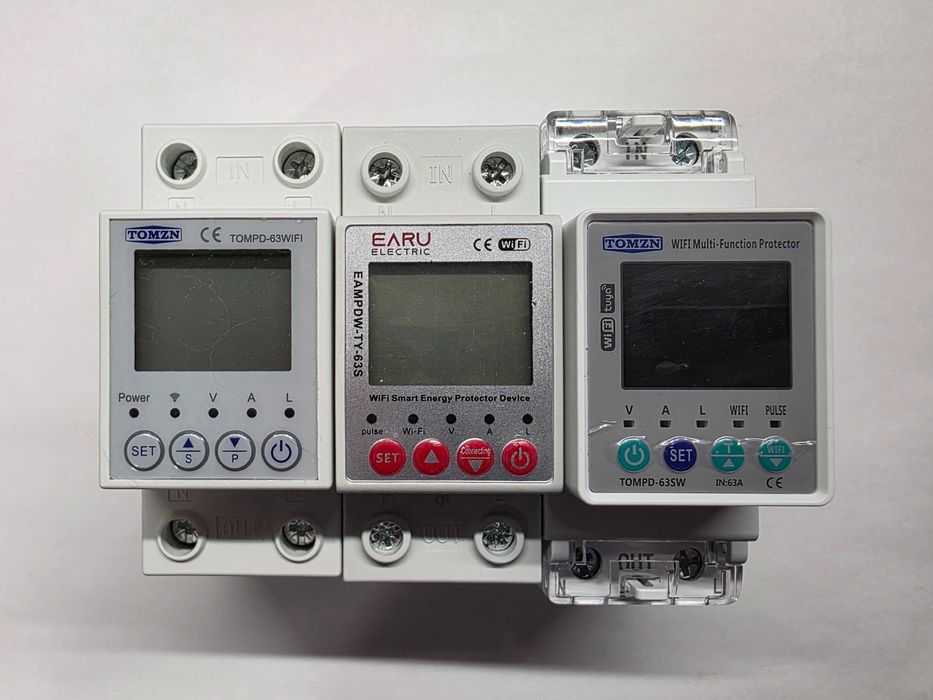 Розумне WIFI реле напруги EARU EAMPDW-TY-63S Tuya