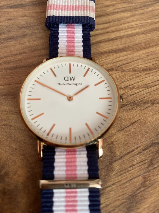 Zegarek Daniel Wellington biało/granatowo/różowy