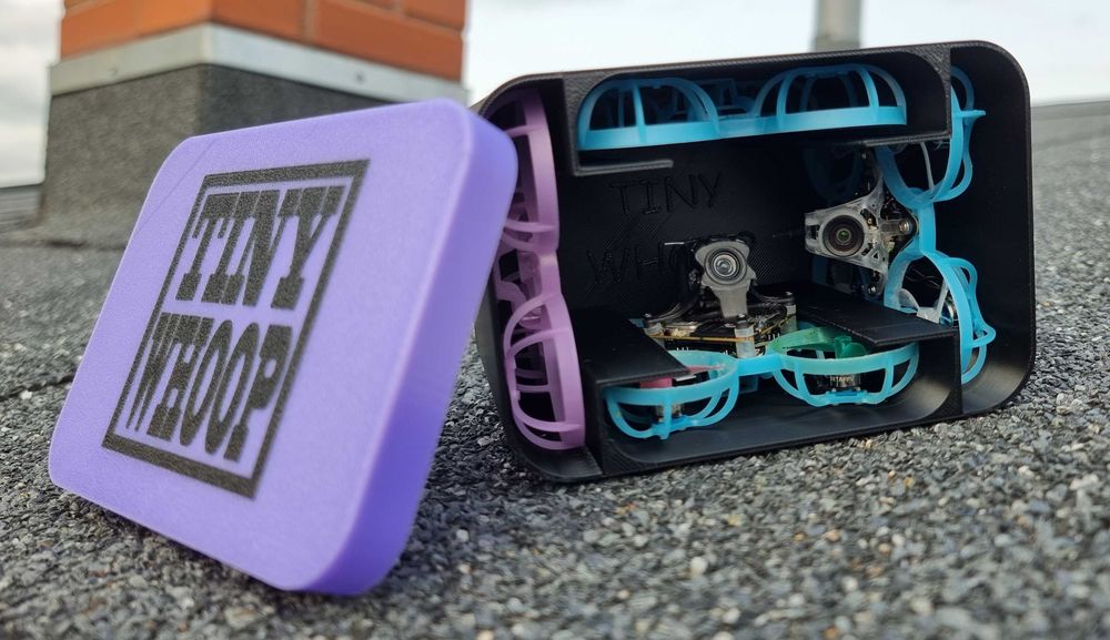 Etui na TinyWhoop 65mm quad case for 4x Air65 / Meteor65 Pro wydruk