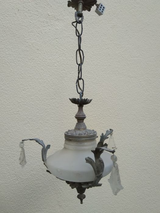 Candeeiro antigo Vintage para restaurar