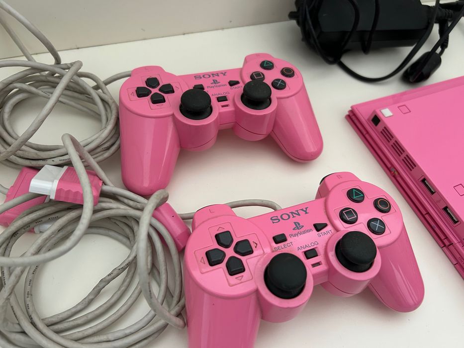 PlayStation 2 pink różowa