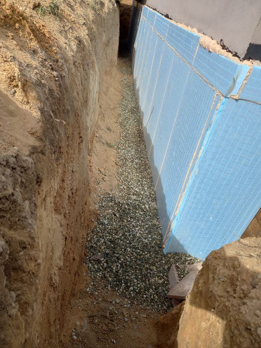 Drenaż  budynków odwodnienia odzyskiwanie deszczowki