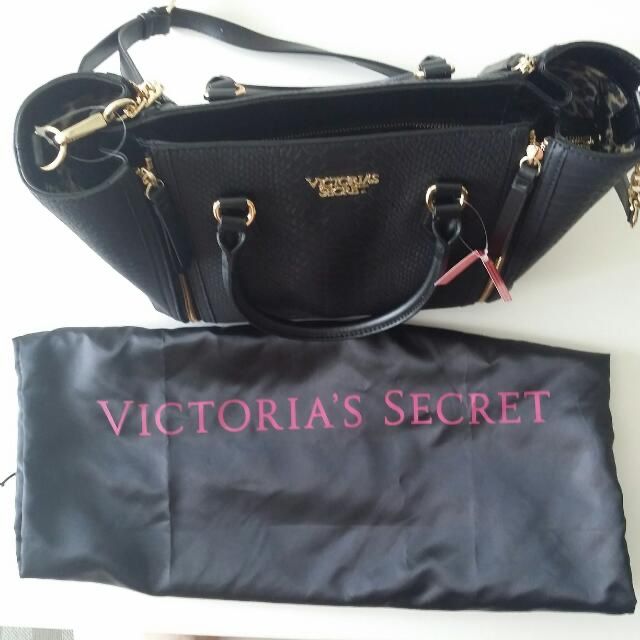 Victoria's Secret Black Leather  VIP Satchel  оригінал сумка