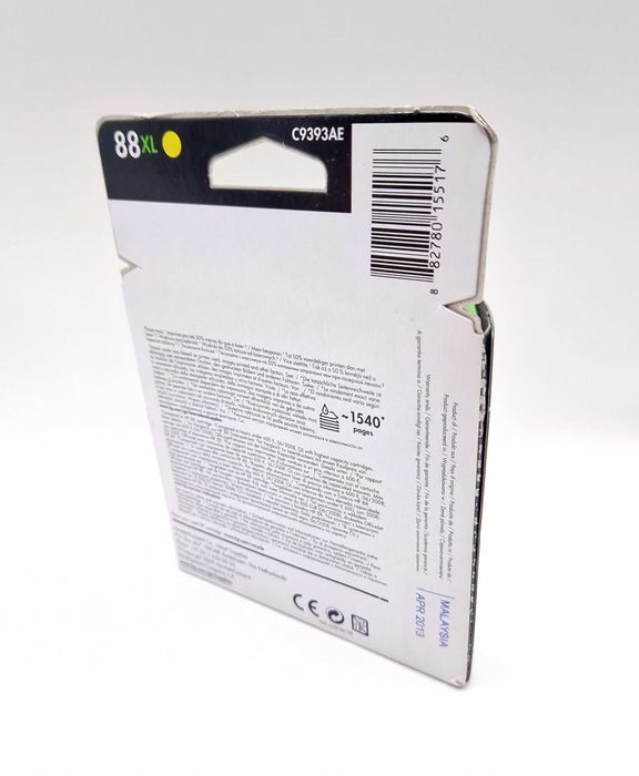 Tusz HP C9393AE HP żółty (yellow) HP 88XL Oryginał