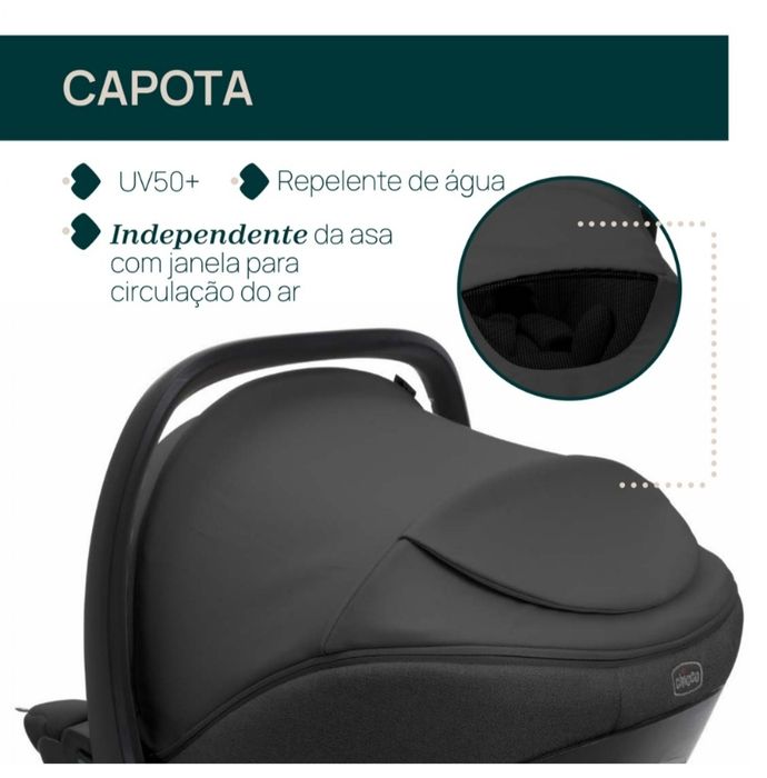 Ovinho/ cadeira auto Chicco muito estimado