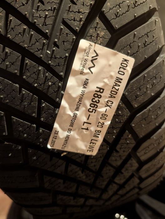 Oryginalne koła zimowe 20" czarny mat Mazda cx-60/cx-80