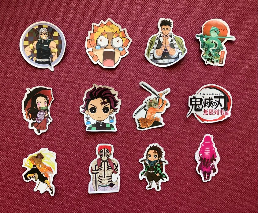 HQ Stickers/Autocolantes Anime: Demon Slayer - Kimetsu no Yaiba