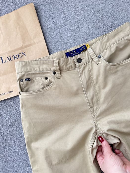 Чоловічі бежеві брюки чінос Polo Ralph Lauren 31/32 оригінал